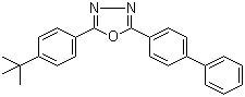 2-(4-tert-Butylphenyl)-5-(4-biphenyl)-1,3,4-oxadiazole molecular structure (CAS 15082-28-7)
