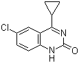 6-Chloro-4-cyclopropyl-2(1H)-quinazolinone molecular structure (CAS 150878-36-7)