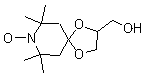 N-氧基三丙酮胺甘油缩酮分子结构 (CAS 150980-90-8)