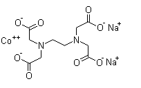 EDTA cobalt disodium salt molecular structure (CAS 15137-09-4)