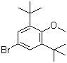 结构式 CAS# 1516-96-7, 4-溴-2,6-二叔丁基苯甲醚