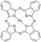 结构式 CAS# 15187-16-3, 酞菁铅