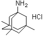 3,5,7-三甲基金刚烷-1-胺盐酸盐分子结构 (CAS 15210-60-3)