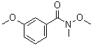 N-甲氧基-N-甲基-3-甲氧基苯甲酰胺分子结构 (CAS 152121-82-9)