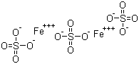 structure of CAS# 15244-10-7, Ferric sulfate;Iron(III) sulfate