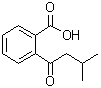 2-(3-Methyl-1-oxobutyl)benzoic acid molecular structure (CAS 152567-80-1)