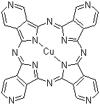 structure of CAS# 15275-52-2, Copper(II) 4,4',4'',4'''-tetraaza-29H,31H-phthalocyanine