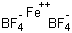 Iron(II) tetrafluoroborate molecular structure (CAS 15283-51-9)