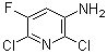 结构式 CAS# 152840-65-8, 2,6-二氯-5-氟-3-吡啶胺