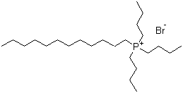 结构式 CAS# 15294-63-0, 十二烷基三丁基溴化膦