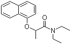 structure of CAS# 15299-99-7, Napropamide;N,N-Diethyl-2-(1-naphthyloxy)propanamide
