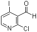 2-Chloro-4-iodopyridine-3-carboxaldehyde molecular structure (CAS 153034-90-3)