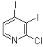 2-Chloro-3,4-diiodopyridine molecular structure (CAS 153034-91-4)