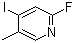 structure of CAS# 153034-94-7, 2-Fluoro-4-iodo-5-picoline;2-Fluoro-4-iodo-5-methylpyridine