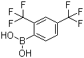 结构式 CAS# 153254-09-2, 2,4-双三氟甲基苯硼酸; 2,4-双(三氟甲基)苯硼酸