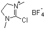 结构式 CAS# 153433-26-2, 2-氯-1,3-二甲基咪唑鎓四氟硼酸盐