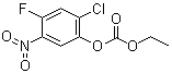 2-Chloro-4-fluoro-5-nitrophenyl ethyl carbonate molecular structure (CAS 153471-75-1)