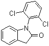 1-(2,6-Dichlorophenyl)indolin-2-one molecular structure (CAS 15362-40-0)