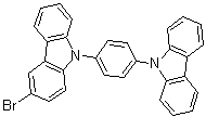 3-Bromo-9-[4-(9H-carbazol-9-yl)phenyl]-9H-carbazole molecular structure (CAS 1537218-76-0)