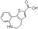 5,6-Dihydro-4H-thieno[3,2-d][1]benzazepine-2-carboxylic acid molecular structure (CAS 153894-33-8)