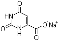 结构式 CAS# 154-85-8, 乳清酸钠