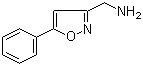 结构式 CAS# 154016-47-4, (5-苯基异恶唑-3-基)甲胺