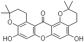 Isonormangostin molecular structure (CAS 15404-80-5)