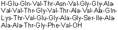 Peptide NAC (human clone HBS6-1 amyloid non-Abeta component) molecular structure (CAS 154040-19-4)