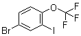 structure of CAS# 154065-33-5, 4-Bromo-2-iodo-1-(trifluoromethoxy)benzene