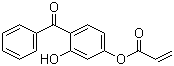 2-Hydroxy-4-acryloyloxybenzophenone molecular structure (CAS 15419-94-0)