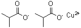 Cupric isobutyrate molecular structure (CAS 15432-56-1)