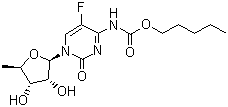 Capecitabine molecular structure (CAS 154361-50-9)