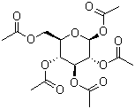 1,2,3,4,6-Penta-O-acetyl-beta-D-glucopyranose molecular structure (CAS 154395-36-5)