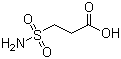 3-(氨基磺酰基)丙酸分子结构 (CAS 15441-10-8)