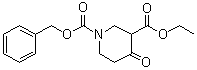 Ethyl 1-benzyloxycarbonyl-4-oxo-3-piperidinecarboxylate molecular structure (CAS 154548-45-5)