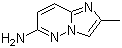 2-Methylimidazo[1,2-b]pyridazin-6-amine molecular structure (CAS 154704-35-5)