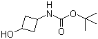 (3-Hydroxycyclobutyl)carbamate tert-butyl ester molecular structure (CAS 154748-63-7)