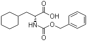 结构式 CAS# 154802-74-1, (R)-alpha-[[苄氧羰基]氨基]环己烷丙酸