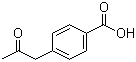 4-(2-Oxopropyl)benzoic acid molecular structure (CAS 15482-54-9)