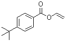 结构式 CAS# 15484-80-7, 4-叔丁基苯甲酸乙烯酯
