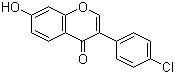 structure of CAS# 15485-81-1, 3-(4-Chlorophenyl)-7-hydroxychromen-4-one