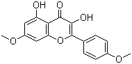 3,5-Dihydroxy-4',7-dimethoxyflavone molecular structure (CAS 15486-33-6)