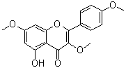 Kaempferol 3,4',7-trimethyl ether molecular structure (CAS 15486-34-7)