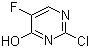 结构式 CAS# 155-12-4, 2-氯-4-羟基-5-氟嘧啶