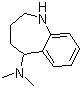 5-Dimethylamino-2,3,4,5-tetrahydro-1H-benzazepine molecular structure (CAS 155061-62-4)
