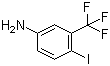 structure of CAS# 155403-06-8, 5-Amino-2-iodobenzotrifluoride