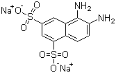 5,6-Diamino-1,3-naphthalenedisulfonic acid disodium salt molecular structure (CAS 155618-38-5)