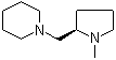 1-[[(2R)-1-Methyl-2-pyrrolidinyl]methyl]piperidine molecular structure (CAS 155726-05-9)