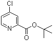 4-Chloropyridine-2-carboxylic acid tert-butyl ester molecular structure (CAS 15583-17-2)