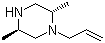 (+)-(2S,5R)-1-Allyl-2,5-dimethylpiperazine molecular structure (CAS 155836-79-6)